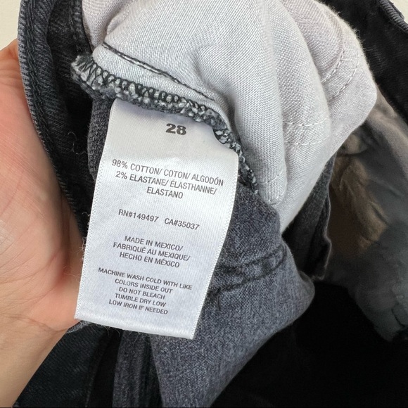 NEW Favorite Daughter The Evelyn High Rise Slim Straight W/ Stirrup in Storm - Picture 8 of 8